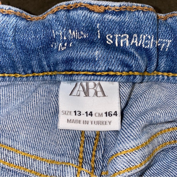 Zara Size 13-14 Authentic Edition Premium DNM Soft Straight Fit Wash Out - Picture 2 of 16